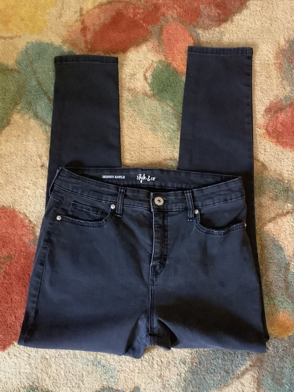 Style & Co. Black Skinny Ankle Jeans - Women's